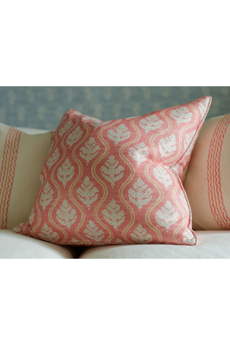 Leaf Motif Cushion | Andrew Martin Fig | Oroatrade.com