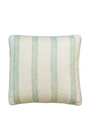 Wavy Stripes Linen Cushion | Andrew Martin Rhubarb | Oroatrade.com