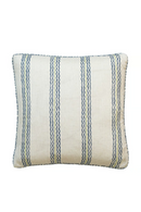 Wavy Stripes Linen Cushion | Andrew Martin Rhubarb | Oroatrade.com