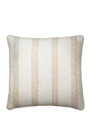 Wavy Stripes Linen Cushion | Andrew Martin Rhubarb | Oroatrade.com