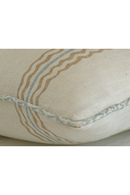 Wavy Stripes Linen Cushion | Andrew Martin Rhubarb | Oroatrade.com