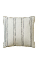 Wavy Stripes Linen Cushion | Andrew Martin Rhubarb | Oroatrade.com