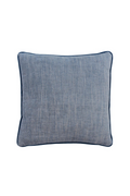 Chenille Cushion with Velvet Piping | Andrew Martin Summit | OROATRADE