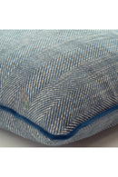 Chenille Cushion with Velvet Piping | Andrew Martin Summit | OROATRADE