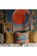 Painterly Embroidered Cushion | Andrew Martin Meadow