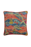 Painterly Embroidered Cushion | Andrew Martin Meadow