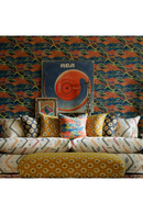 Floral Medallion Woven Cushion | Andrew Martin Bobbin