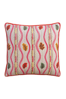 Embroidered Throw Pillow | Andrew Martin Falling Leaves