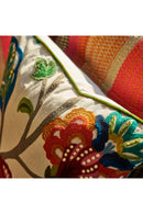 Tropical Embroidered Throw Pillow | Andrew Martin Pomegranate