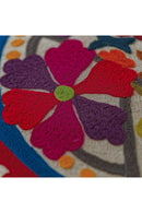 Floral Embroidered Throw Pillow | Andrew Martin Glasshouse