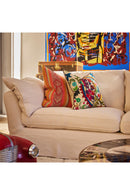 Floral Embroidered Throw Pillow | Andrew Martin Glasshouse