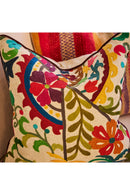 Floral Embroidered Throw Pillow | Andrew Martin Glasshouse