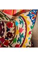 Floral Embroidered Throw Pillow | Andrew Martin Glasshouse