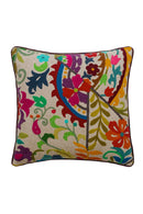 Floral Embroidered Throw Pillow | Andrew Martin Glasshouse