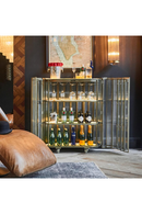 Glass Panel Bar Cabinet | Andrew Martin Shimmer | Oroatrade.com