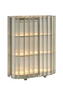Glass Panel Bar Cabinet | Andrew Martin Shimmer | Oroatrade.com