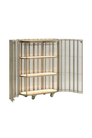 Glass Panel Bar Cabinet | Andrew Martin Shimmer | Oroatrade.com