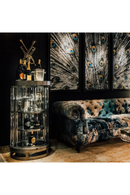 Cylindrical Glass Wine Cabinet | Andrew Martin Rex | Oroatrade.com