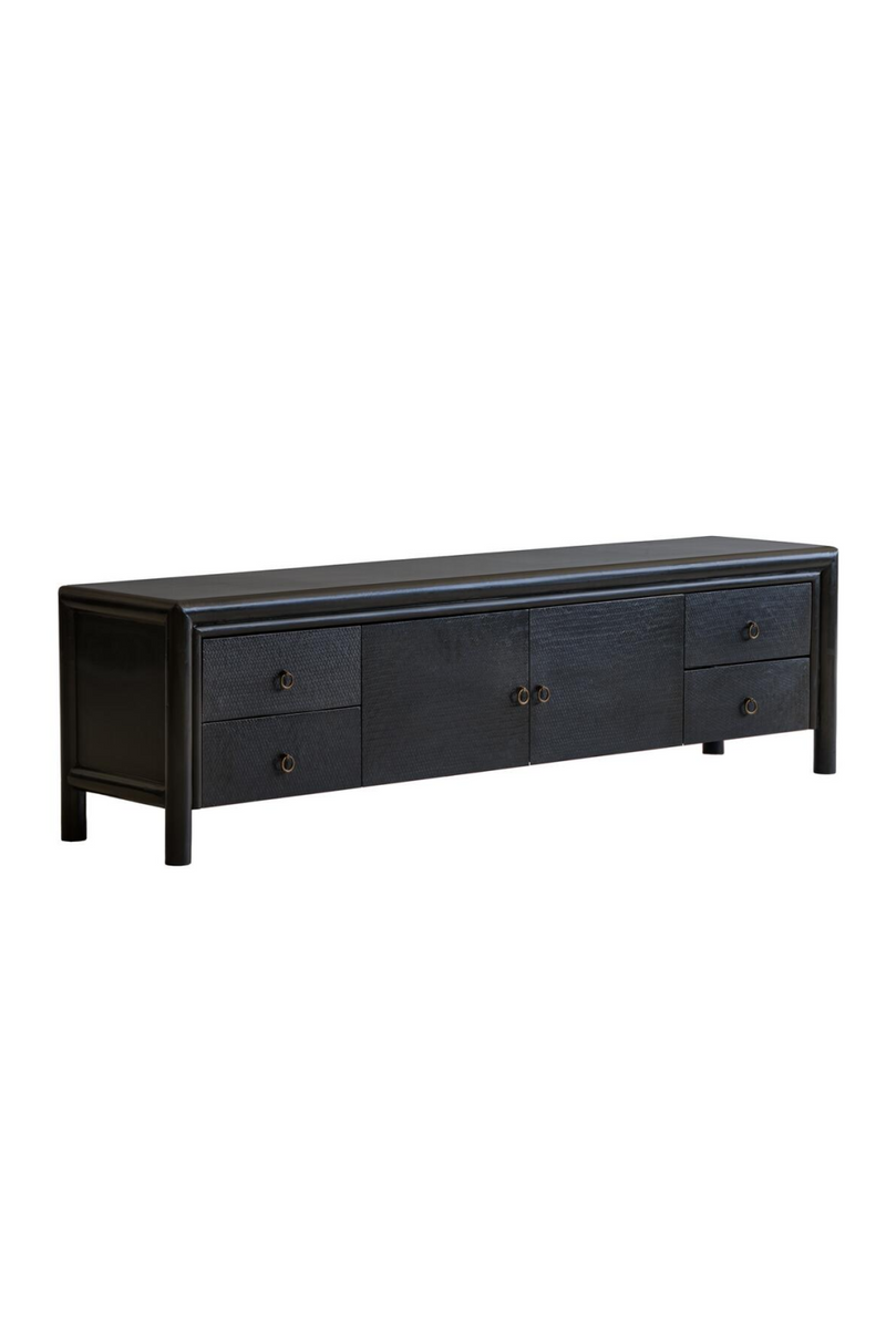 Black Lacquer Media Unit | Andrew Martin Concordia | Oroatrade.com