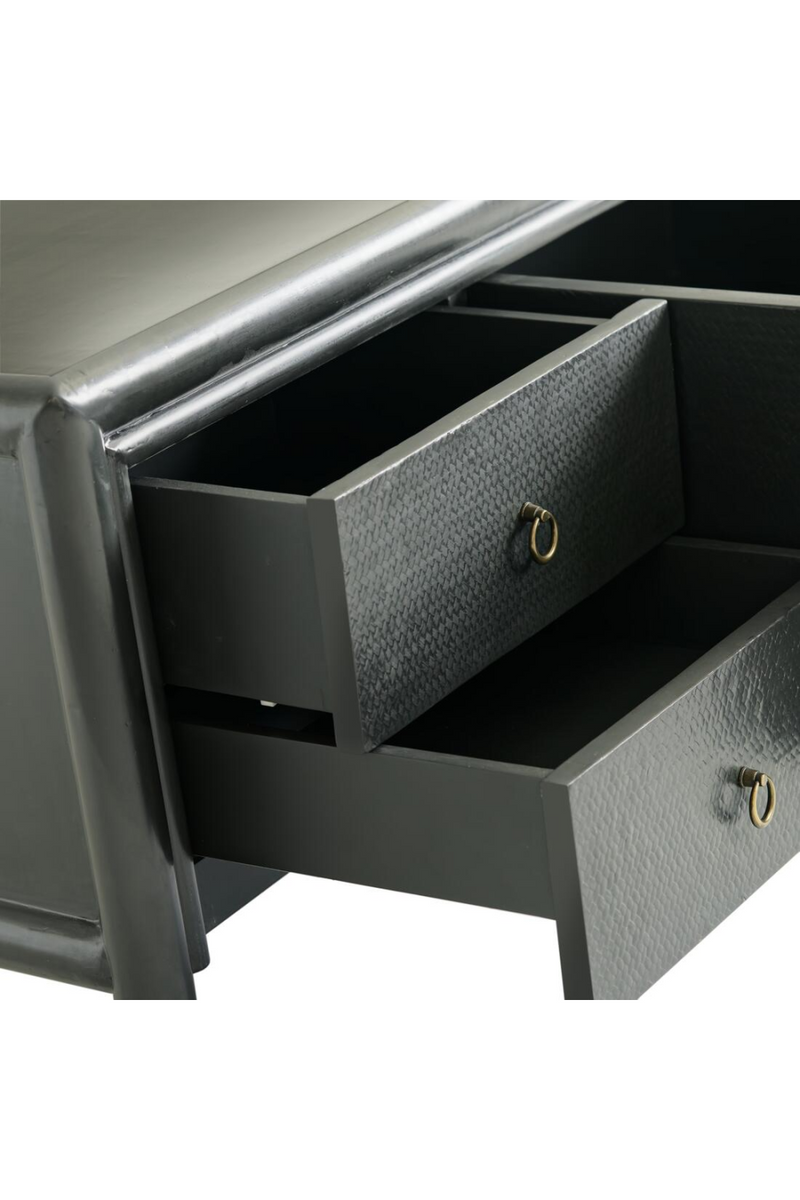 Black Lacquer Media Unit | Andrew Martin Concordia | Oroatrade.com
