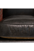 Brown Leather Kilim Chair | Andrew Martin Marlborough | Oroatrade.com