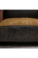 Brown Leather Kilim Chair | Andrew Martin Marlborough | Oroatrade.com