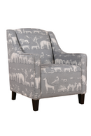 Upholstered Curved Armchair | Andrew Martin Finbar | Oroatrade.com