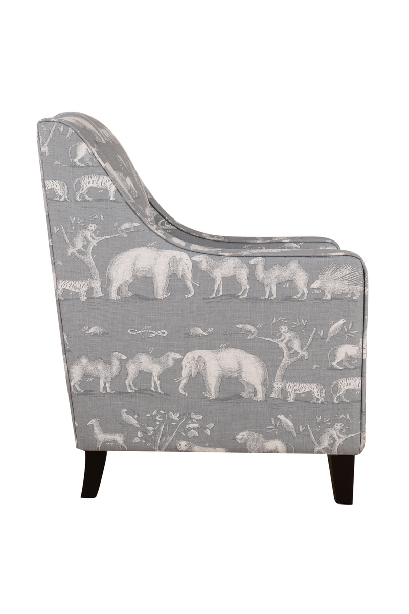 Upholstered Curved Armchair | Andrew Martin Finbar | Oroatrade.com