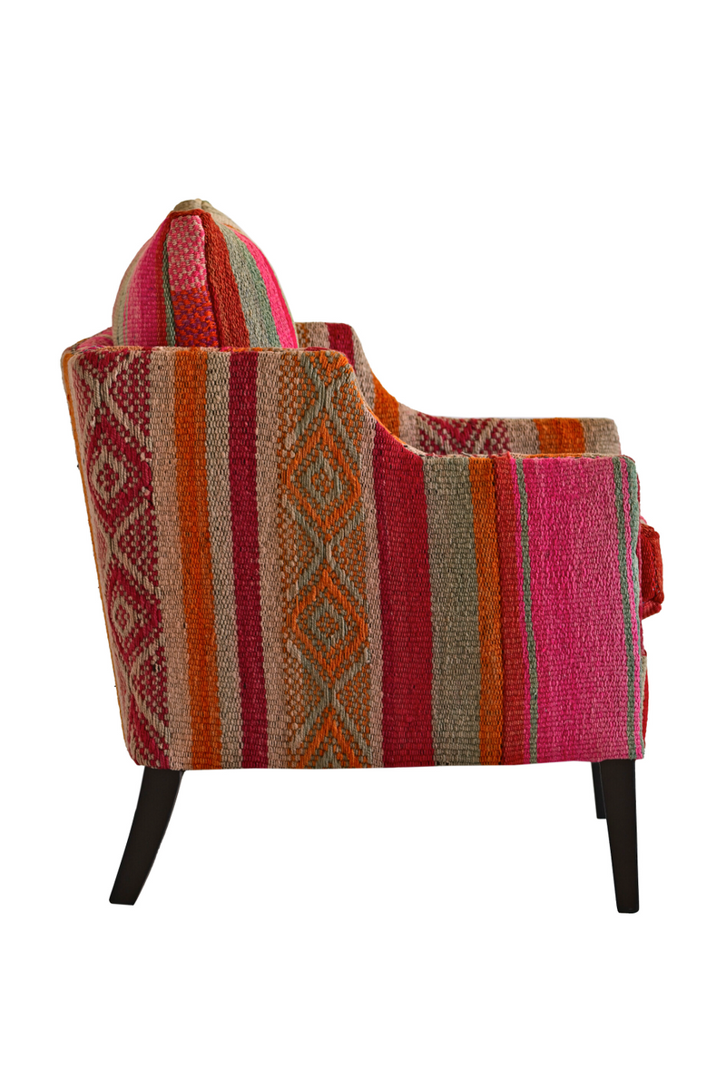 Multicolored Upholstered Accent Armchair | Andrew Martin Regal | Oroatrade.com