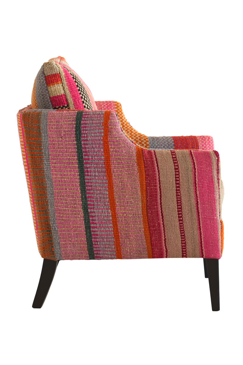 Multicolored Upholstered Accent Armchair | Andrew Martin Regal | Oroatrade.com