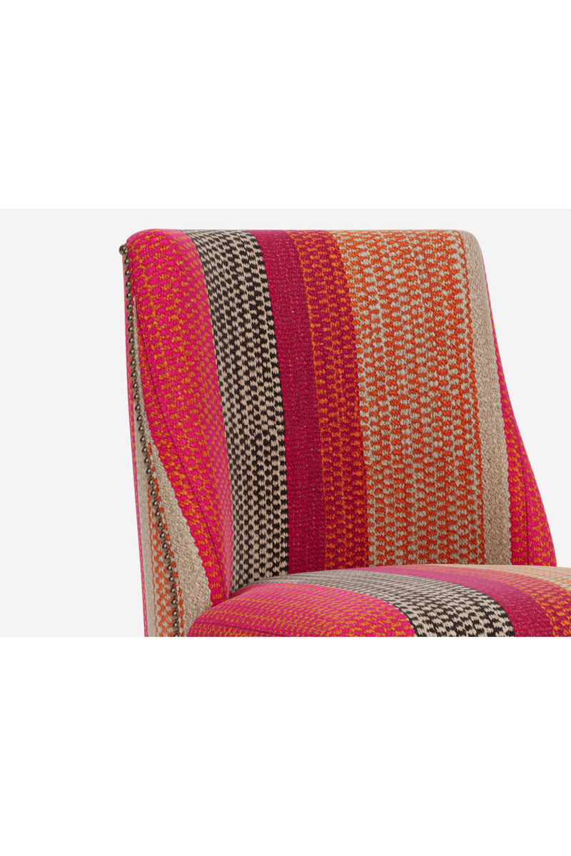 Patterned Fabric Upholstered Dining Chair | Andrew Martin Americana