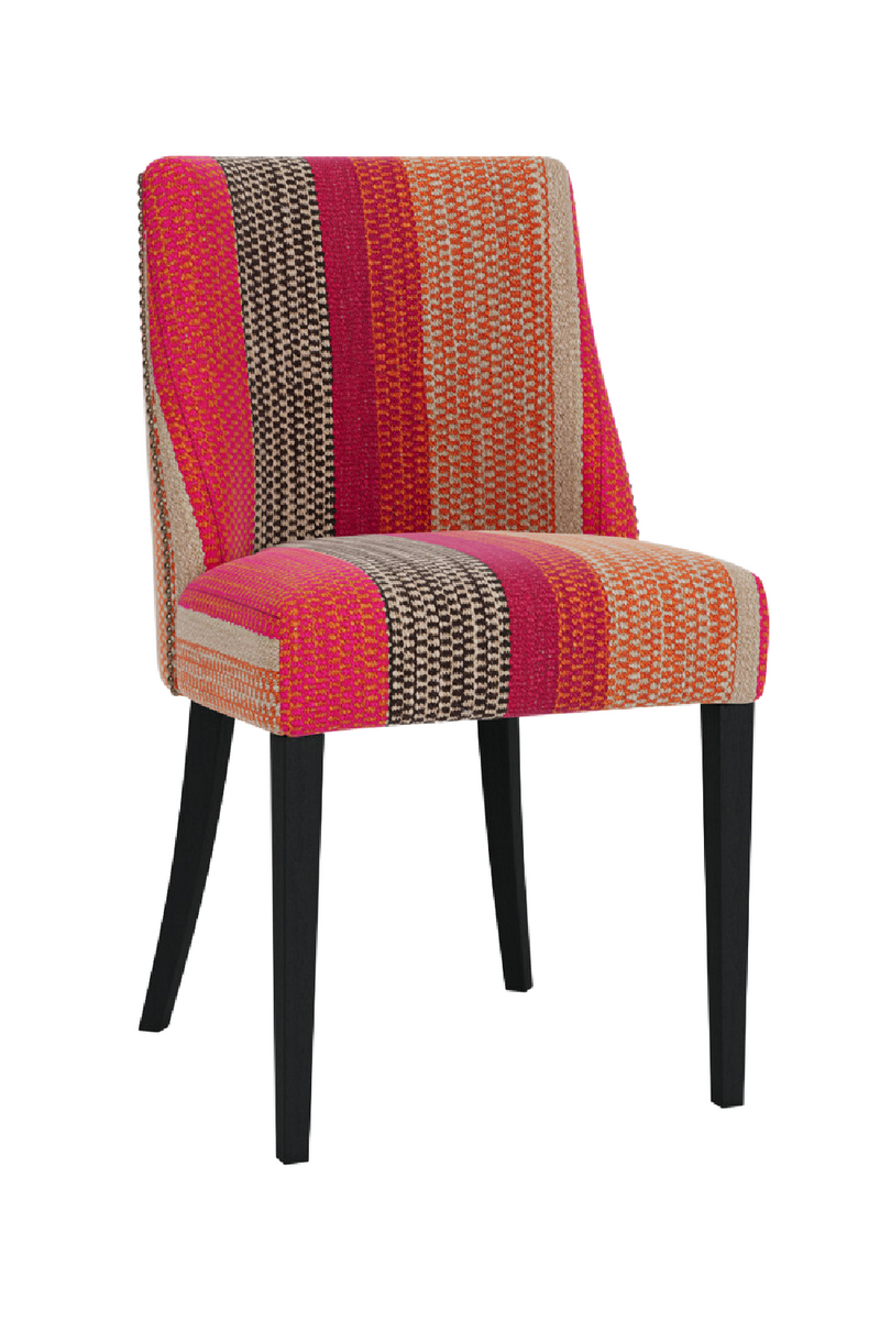 Patterned Fabric Upholstered Dining Chair | Andrew Martin Americana