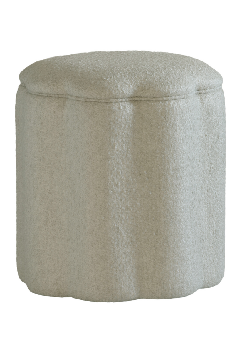 Fabric Upholstered Ottoman | Andrew Martin Daisy | Oroatrade.com