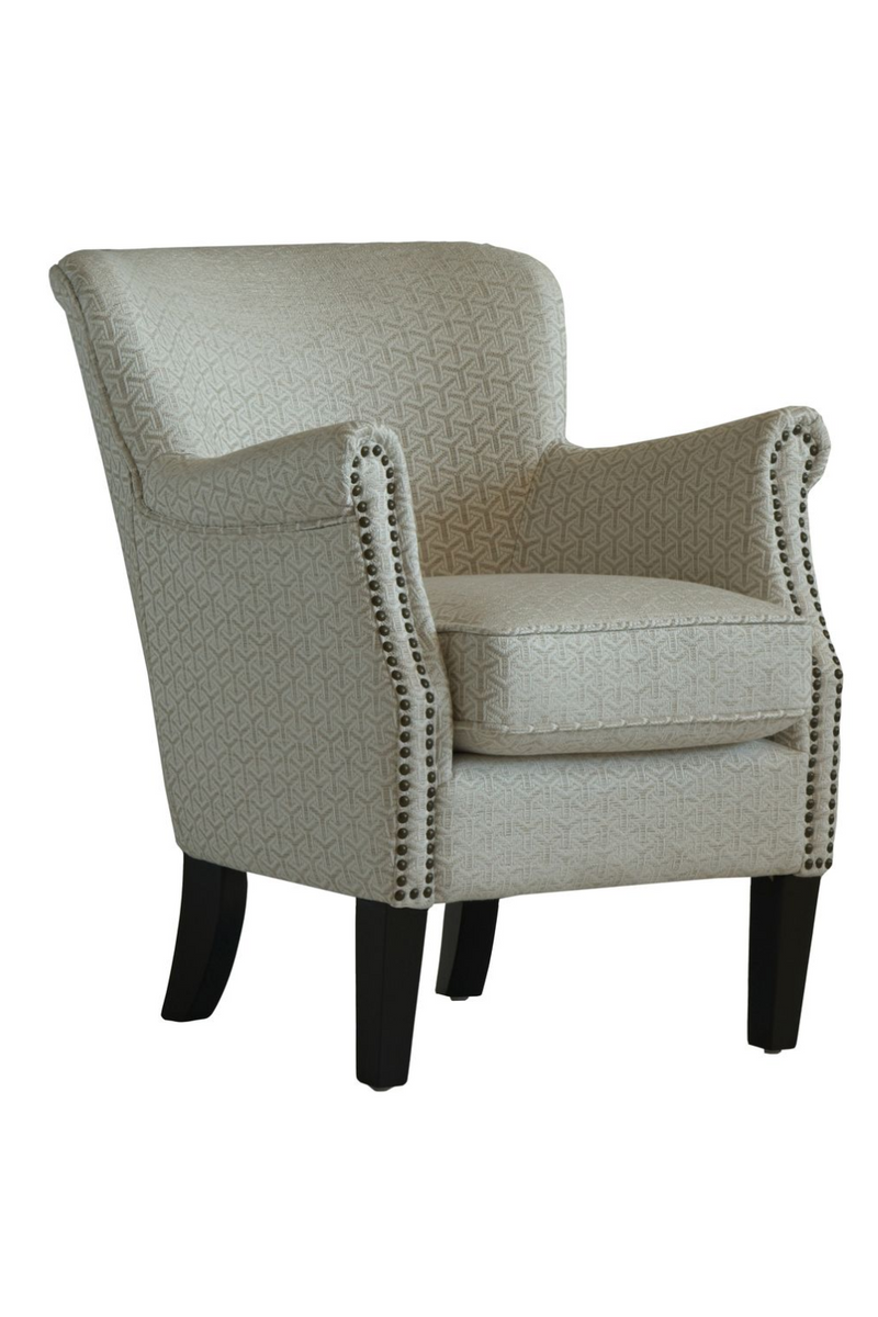 Rollover Arm Studded Accent Chair | Andrew Martin Greyhound | Oroatrade.com