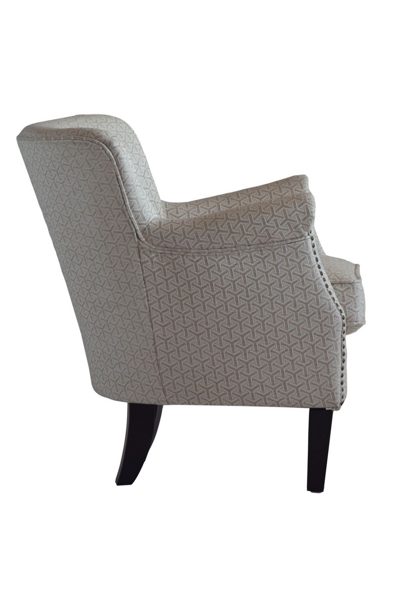 Rollover Arm Studded Accent Chair | Andrew Martin Greyhound | Oroatrade.com