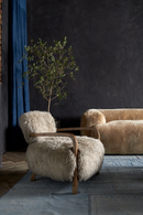 Sheepskin Lounge Chair | Andrew Martin Cabana | Oroatrade.com