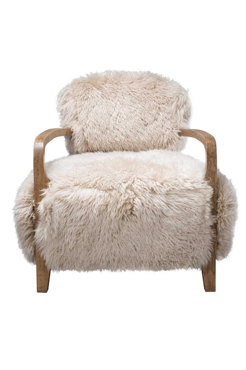 Sheepskin Lounge Chair | Andrew Martin Cabana | Oroatrade.com