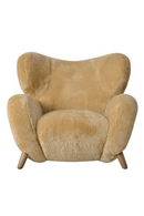 Sheepskin Modern Lounge Chair | Andrew Martin Manx | Oroatrade.com