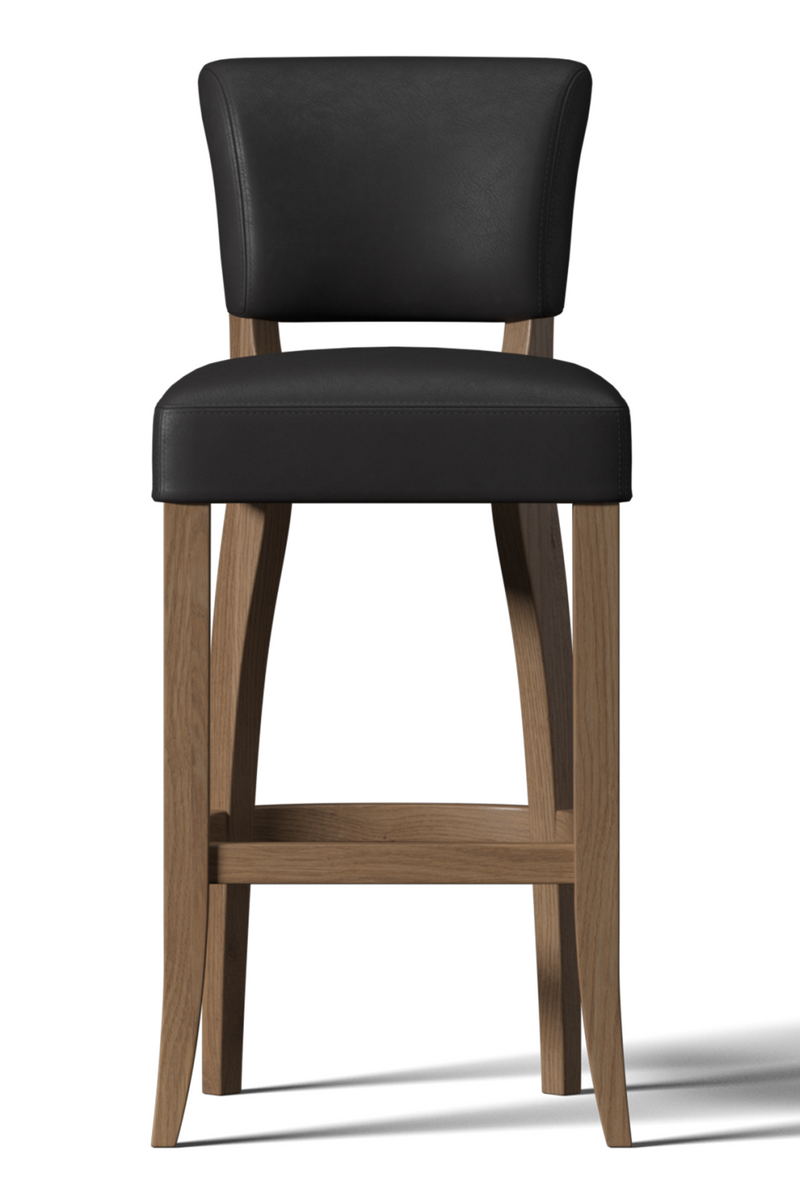 Leather Bar Stool | Andrew Martin Mimi | Oroatrade.com