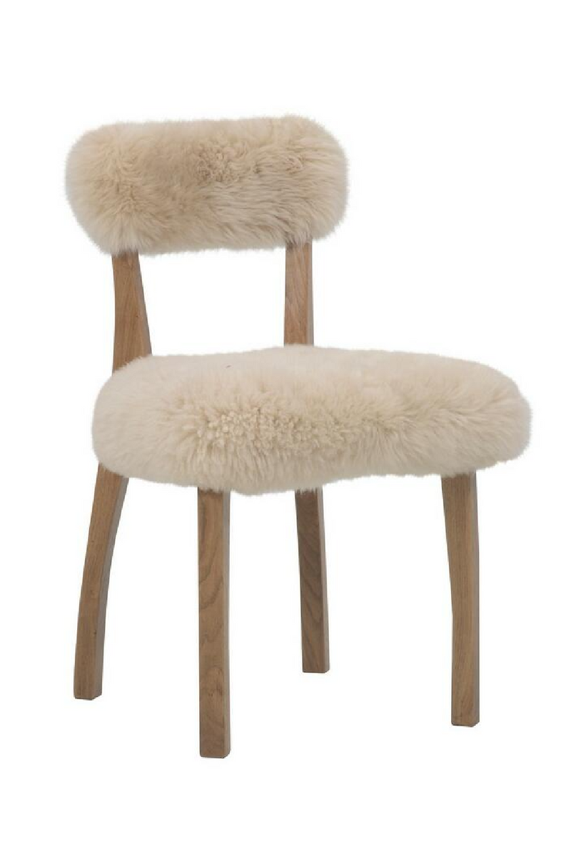 Sheepskin Upholstered Dining Chair | Andrew Martin Cabin | Oroatrade.com