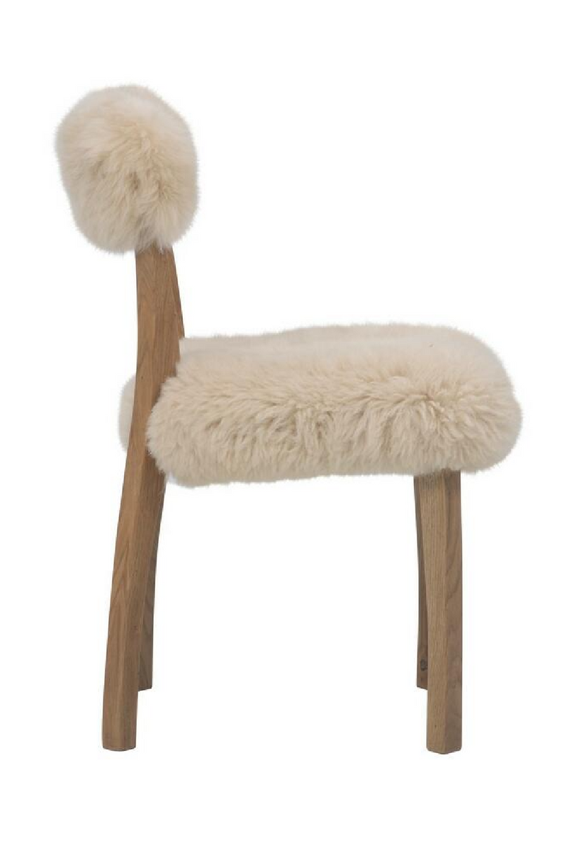Sheepskin Upholstered Dining Chair | Andrew Martin Cabin | Oroatrade.com