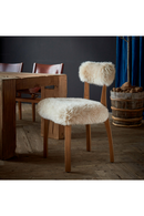 Sheepskin Upholstered Dining Chair | Andrew Martin Cabin | Oroatrade.com