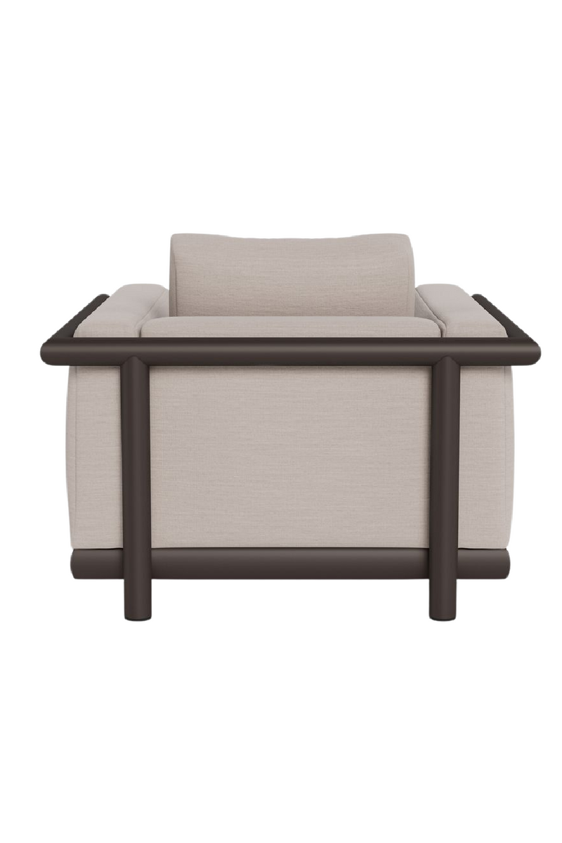 Taupe Outdoor Lounge Chair | Andrew Martin Cayman | Oroatrade.com