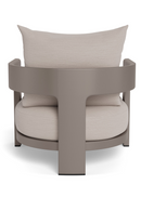 Curved Aluminum Outdoor Accent Chair | Andrew Martin Caicos | Oratrade.com