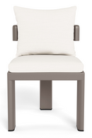 Curved Aluminum Outdoor Dining Chair | Andrew Martin Caicos | Oroatrade.com