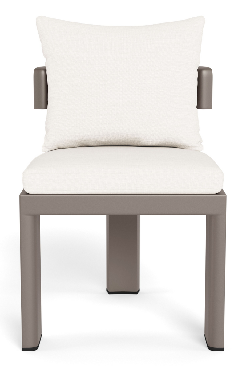 Curved Aluminum Outdoor Dining Chair | Andrew Martin Caicos | Oroatrade.com