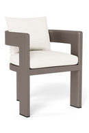 Curved Aluminum Outdoor Dining Chair | Andrew Martin Caicos | Oroatrade.com