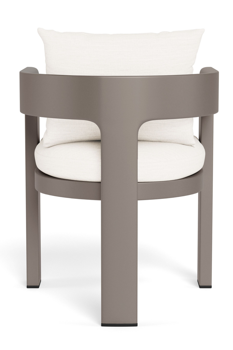 Curved Aluminum Outdoor Dining Chair | Andrew Martin Caicos | Oroatrade.com