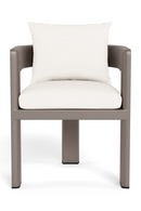 Curved Aluminum Outdoor Dining Chair | Andrew Martin Caicos | Oroatrade.com