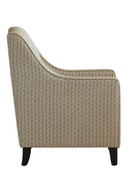 Neutral Geometric Lounge Armchair | Andrew Martin Finbar | Oroatrade.com